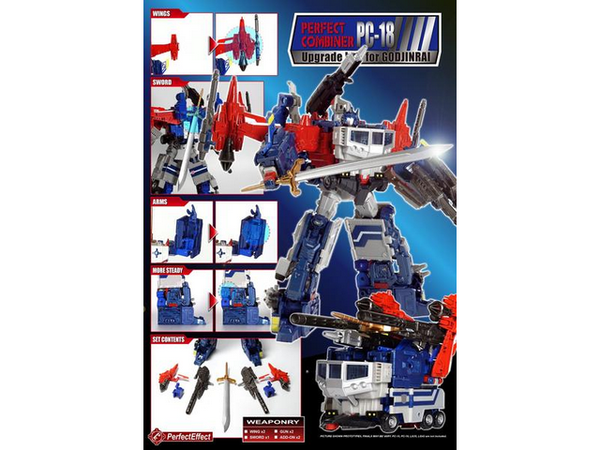 Perfect Effects - PC-18 UPGRADE KITS FOR GODJINRAI Perfect Effect - TOYBOT IMPORTZ