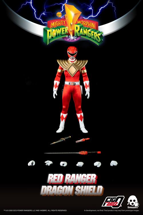 Mighty Morphin Power Rangers:  Dragon Shield Red Ranger 1/6 Scale Figure