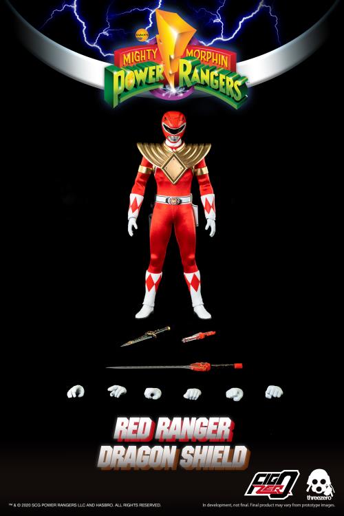 Mighty Morphin Power Rangers:  Dragon Shield Red Ranger 1/6 Scale Figure
