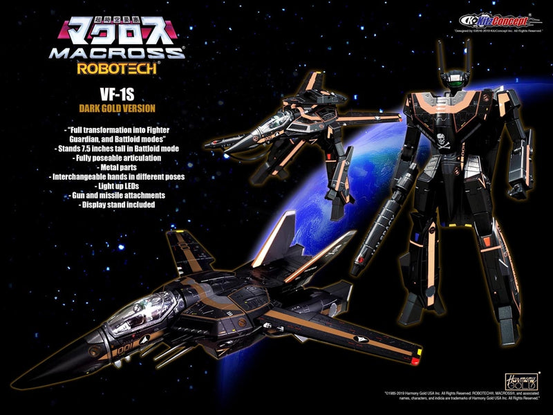 KitzConcept - ROBOTECH - 1:72 VF-1S Dark Gold Limited Edition KitzConcept - TOYBOT IMPORTZ