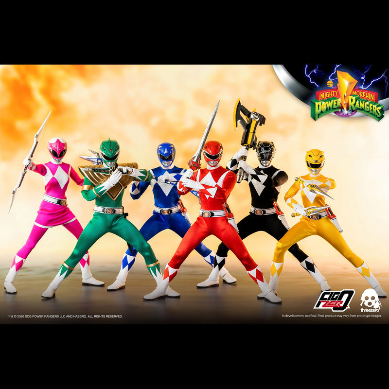Mighty Morphin Power Rangers:  6-Pack Collectible Figures 1/6 Scale