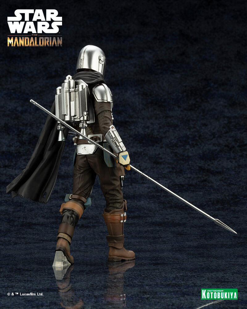 Star Wars: The Mandalorian - Mandalorian & Grogu  W/Beskar Staff ArtFX+ Statue