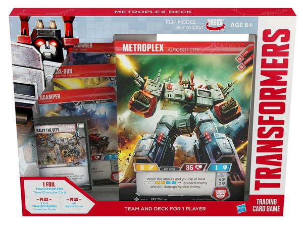 Transformers - Trading Card Game - Metroplex Deck Wizards of the Coast - TOYBOT IMPORTZ