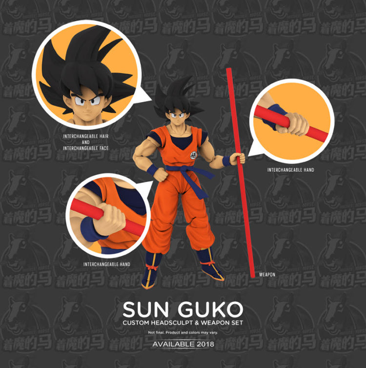 Possessed Horse - Sun Guko Custom Headsculpt & Weapon Set Demoniacal Fit - TOYBOT IMPORTZ