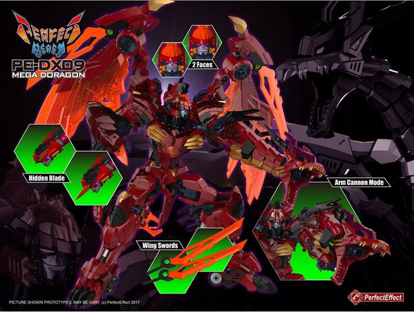 Perfect Effect - PE-DX09 MEGA DORAGON Perfect Effect - TOYBOT IMPORTZ